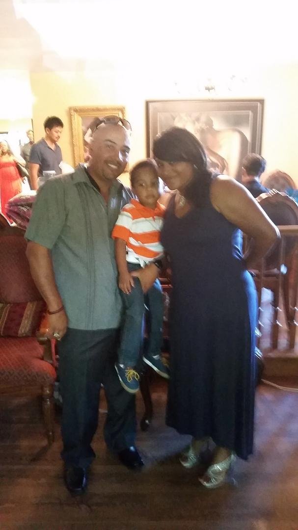 Part of sons wedding party