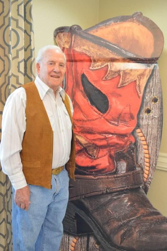 My dad for Go Texan Day!