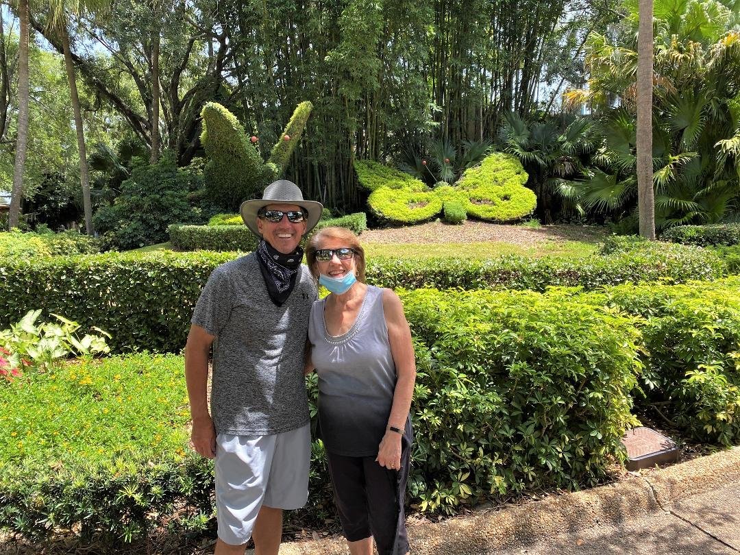 Good walk at Busch Gardens