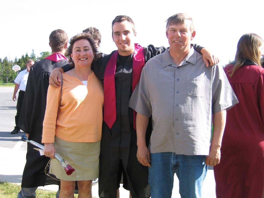What a proud and happy day this was; today would have been Ernie's 58th birthday. Sharon Philbrook Donna Warren