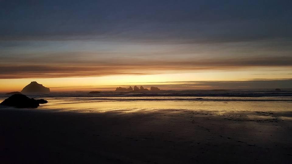 And pulled the blanket of night upon us.
