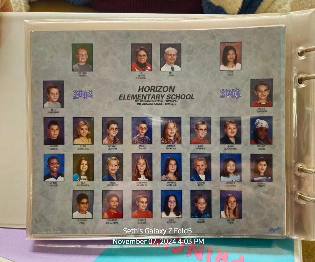 Horizon elementary school. 5th grade.