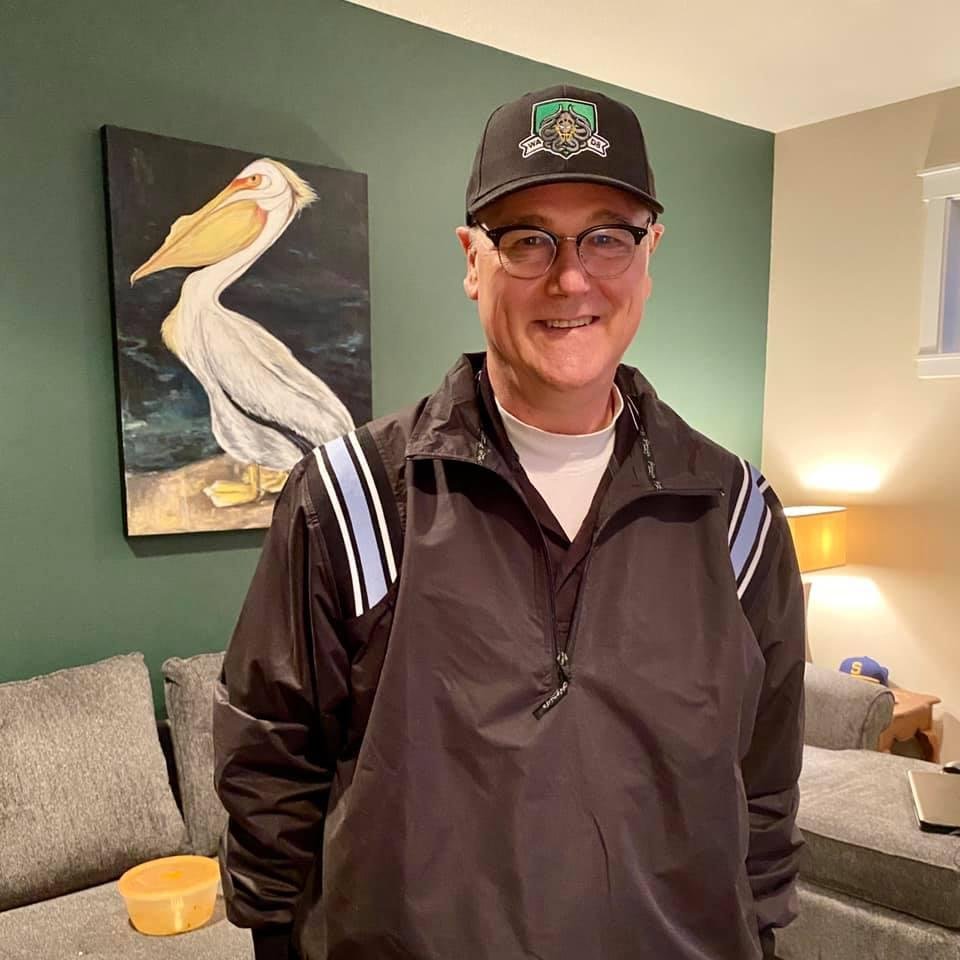 The first regular season game at the East County Little League is in the books. I’m sure grateful that Grandma Pat got me this nice light umpire jacket for Christmas. It really cooled down through the evening.
Foamer highl
