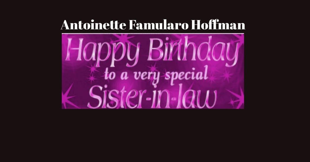 Happy Birthday Toni...
