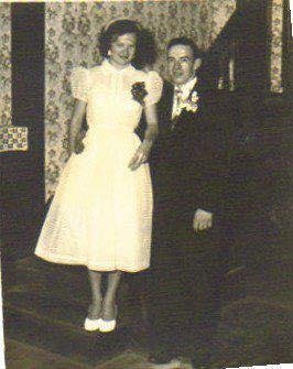Mom and Dad-Wedding Day May 29th 1954 not sure if it was Rochester or Huntsville KY