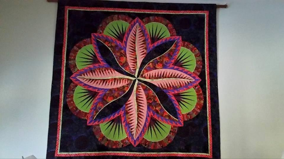 My latest quilt. The wild one!!