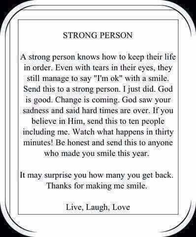 STRONG WORDS OF WISDOM PRAISE GOD.....