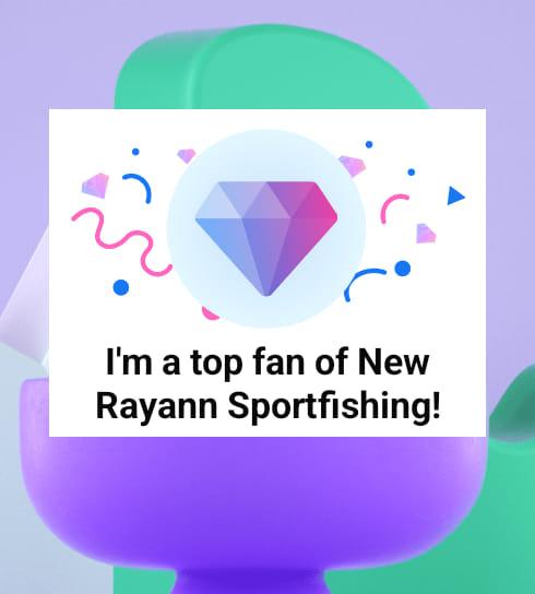 With New Rayann Sportfishing – I just got recognized as one of their top fans! 🎉
