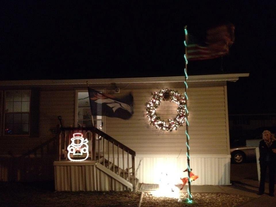 Xmas decorations up