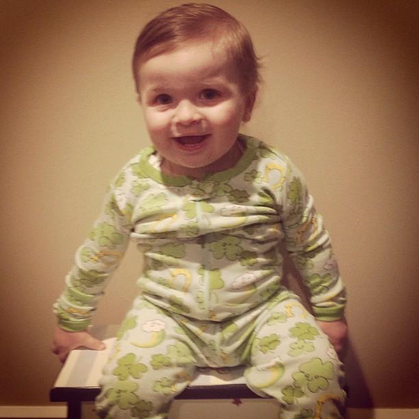 My littlest leprechaun