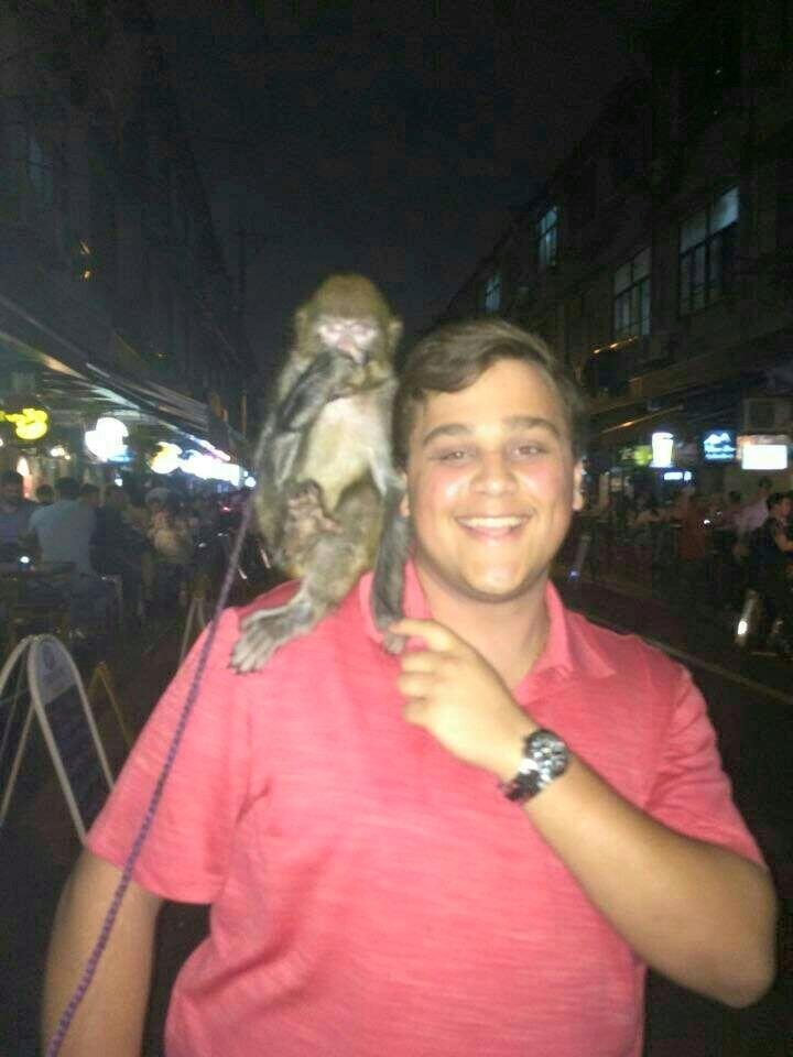 Well looks like Andrew is having a great time!! His smile says it all...