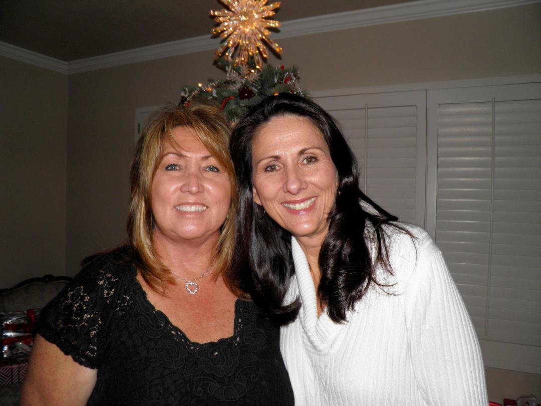 Debi and Janet Christmas Eve 2010