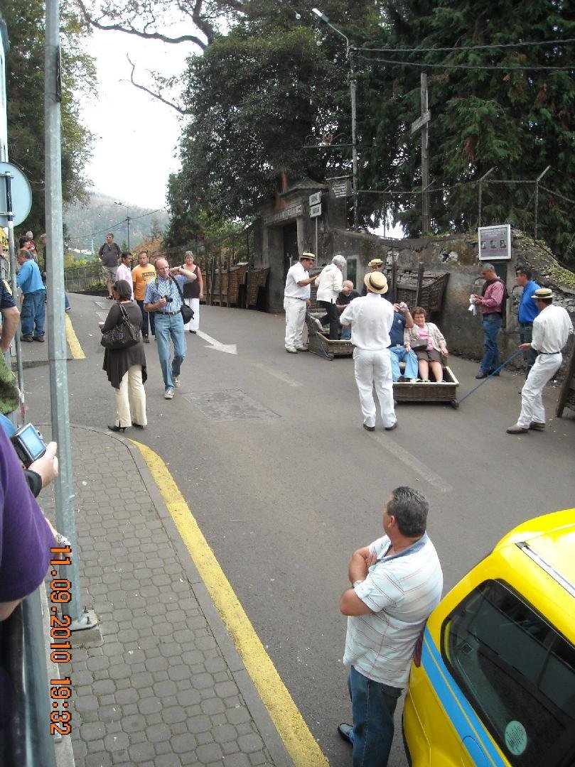 The Funchal Toboggan ride.