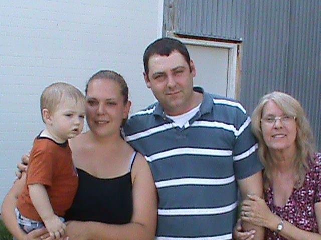 Nancy Balfrey's album, Heath and family along with Aunt Nancy in NY