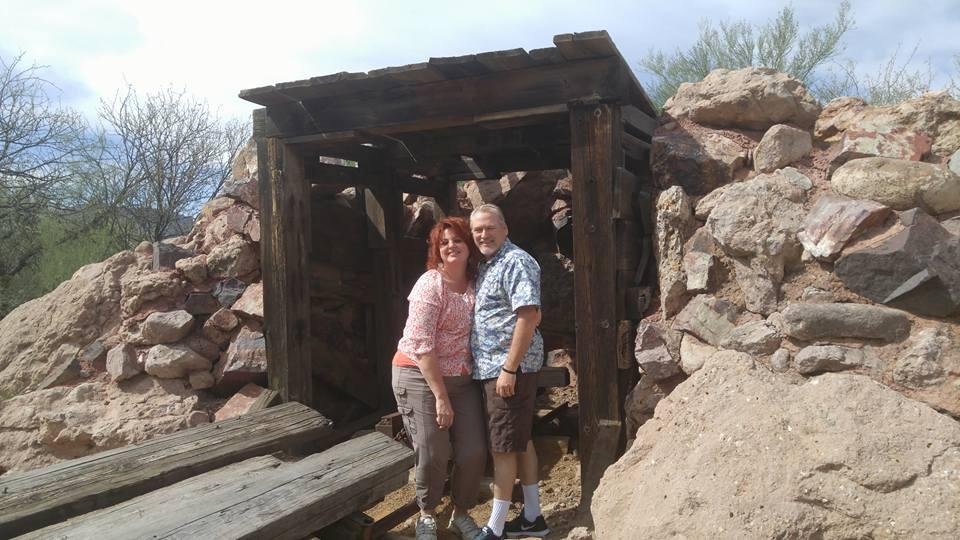 My bride and myself on our outing in eastern Az