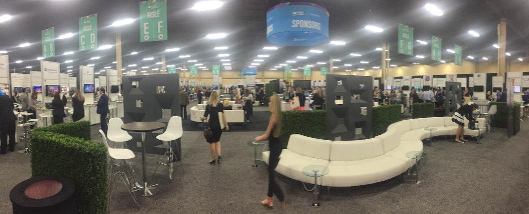 Interesting high-density exhibition at #cventCONNECT