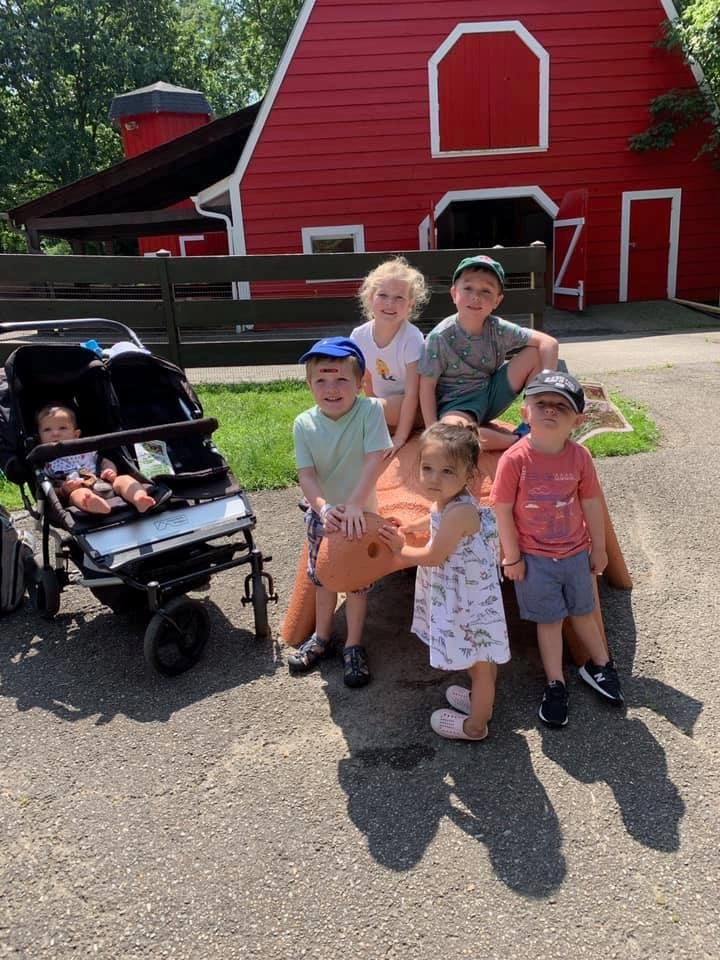 Fun day with our “grandchildren six-pack” at Oglebay zoo and resort