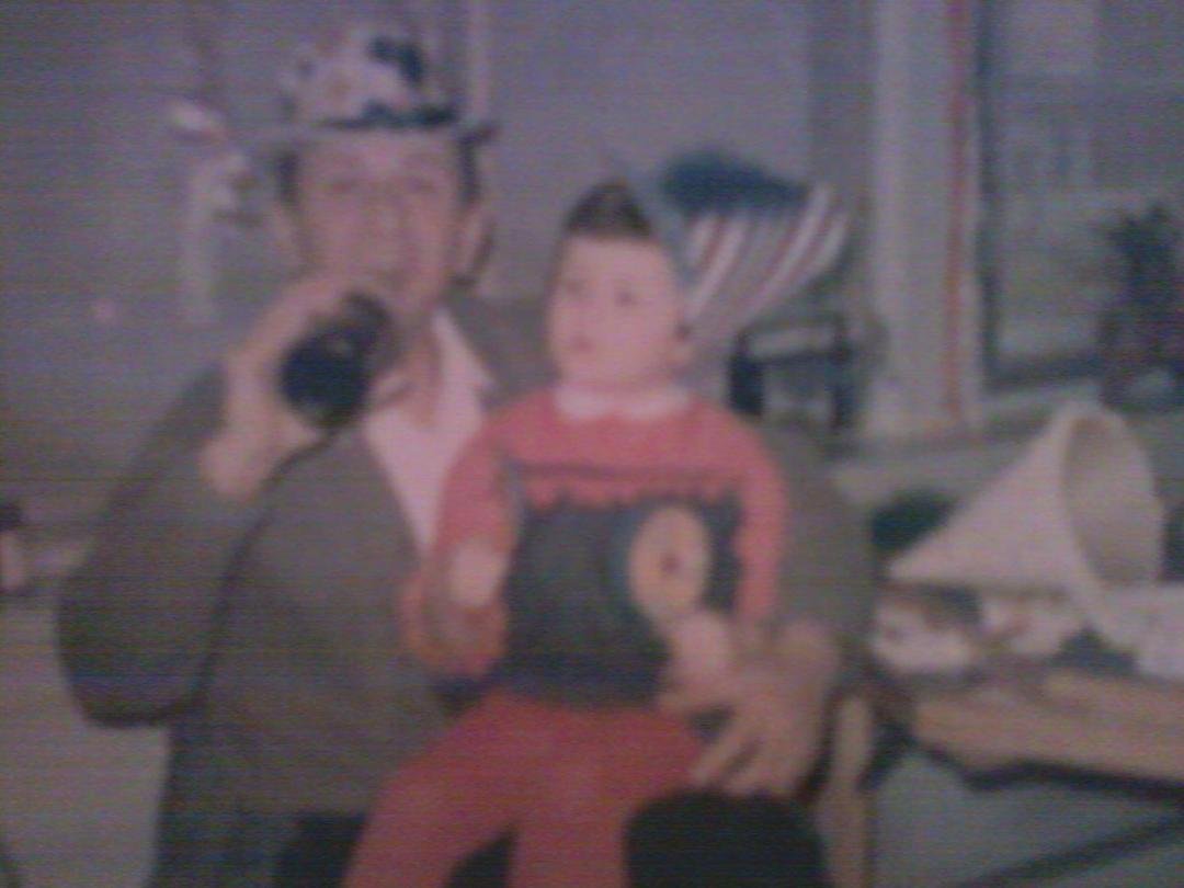 Janis with her dad when she was young and sweet...well, now she is older and sweeter!