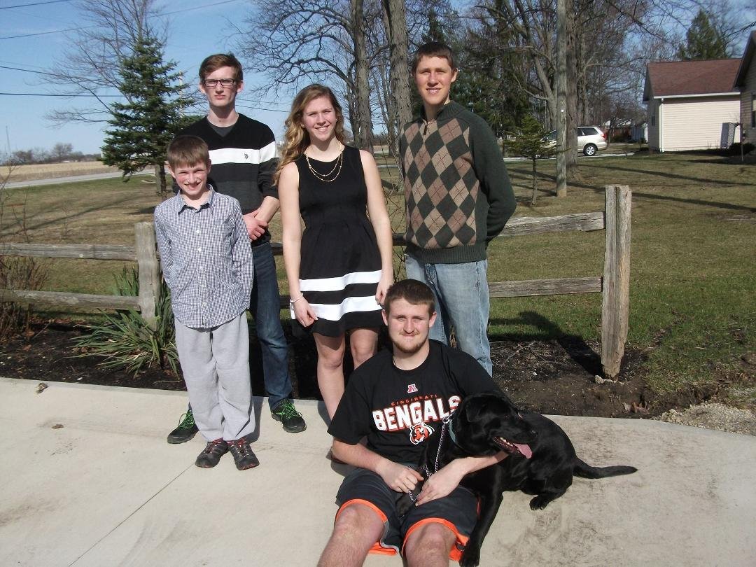 Eatser 2015. The grandchildren. We were missing Duane Keith Boyd Andy Ebert and Bradley James Boyd