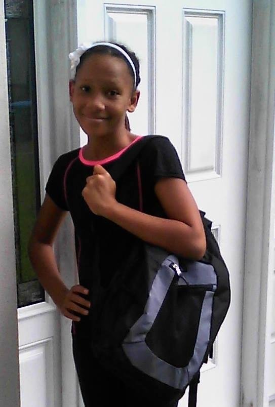 Favor is back and off to school.