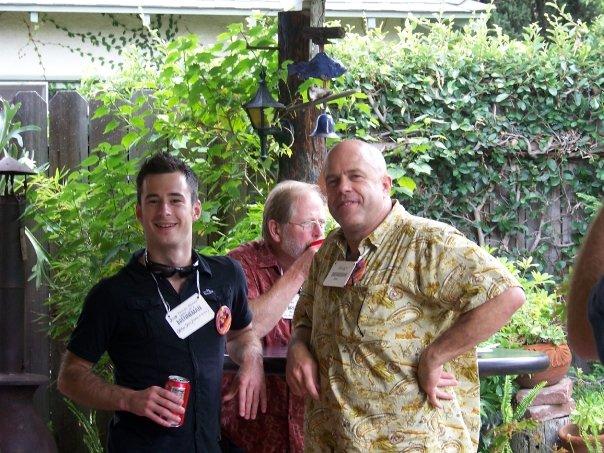 3-handsome guys...Ralph where is your smile?