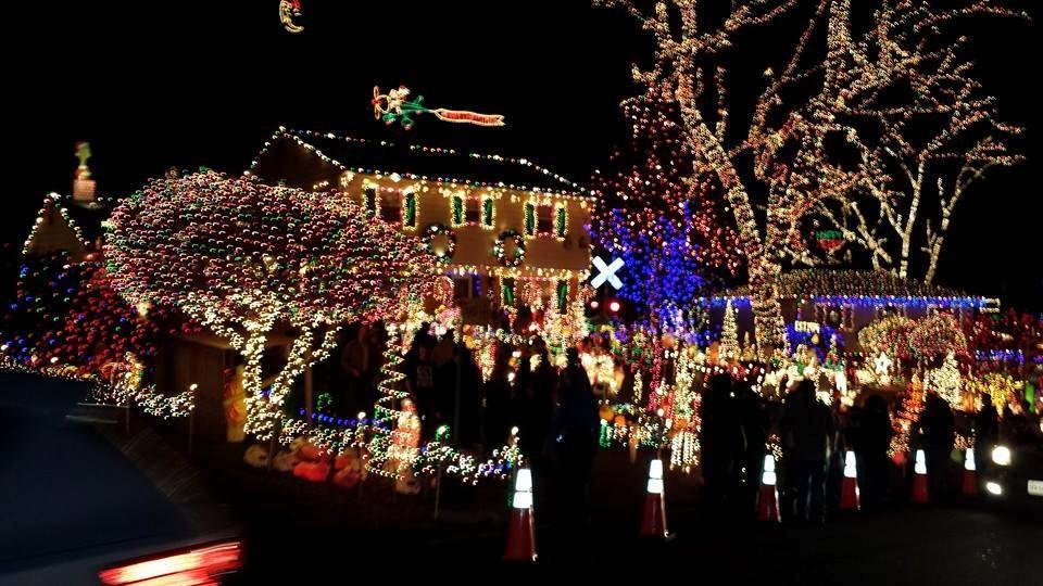 Christmas house in Richmond Virginia