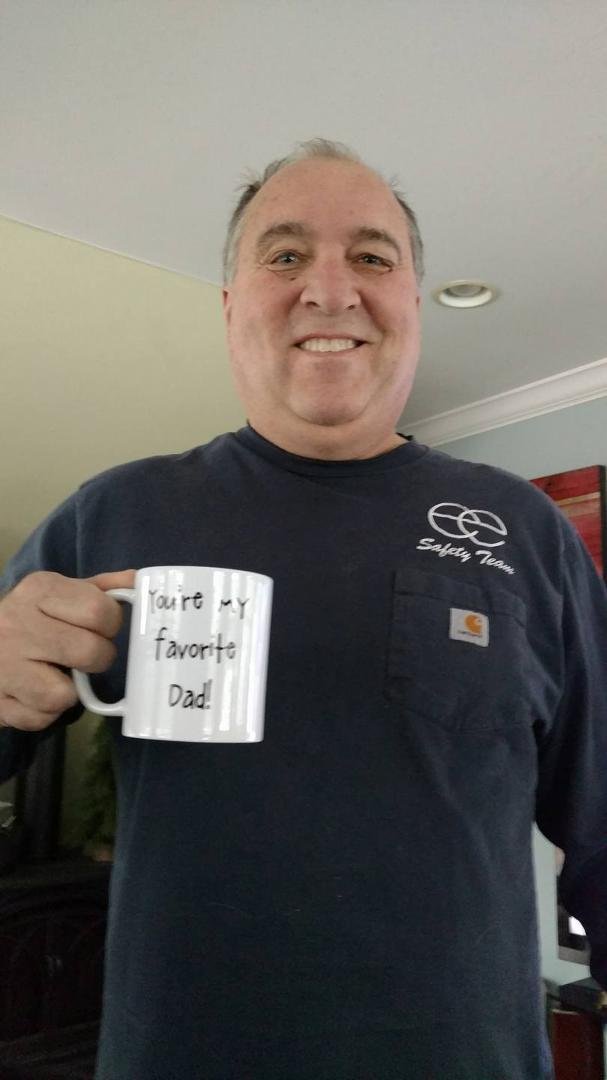 Ed's new coffee mug.