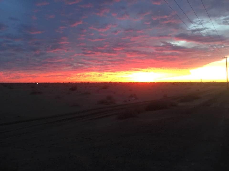 Here is an average sunset here in Yuma Arizona!
They are absolutely beautiful and every night a new one! This one is for you Lance Beswick😀🌵🌵