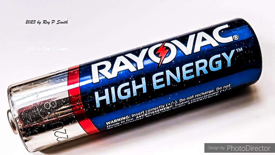 A AAA battery, larger than life...