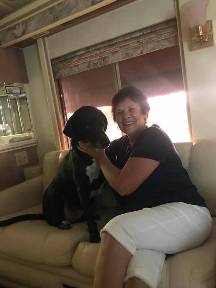Don and Denise dog Freeway! Visit in Ocala