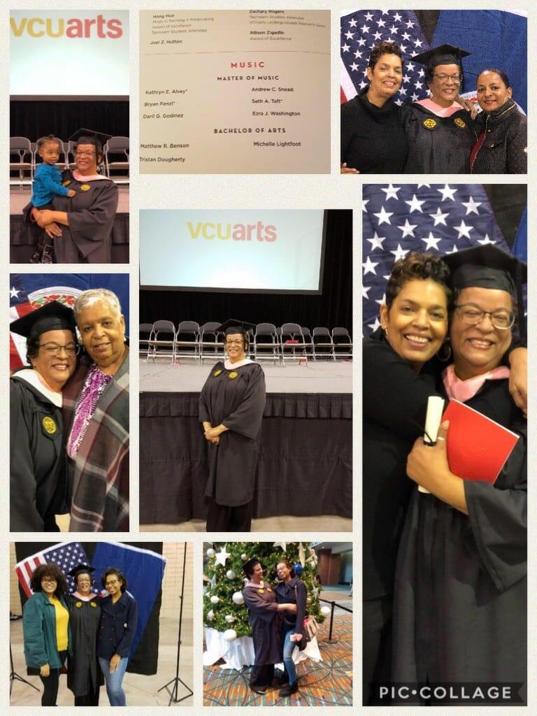 Shouting Congratulations to my Sis Michelle Lightfoot! It has been a long time coming. I love you and I am very proud of you. This is the day that the Lord has made. Let us rejoice and be glad in it.