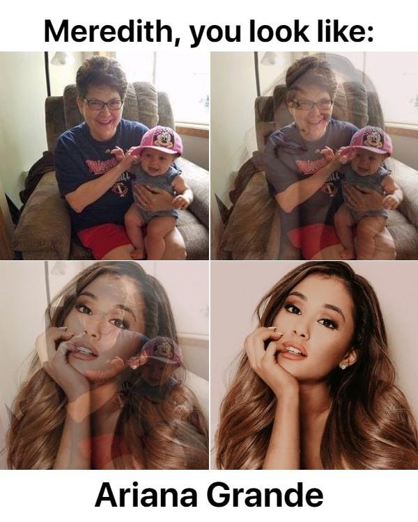 We could be twins.
