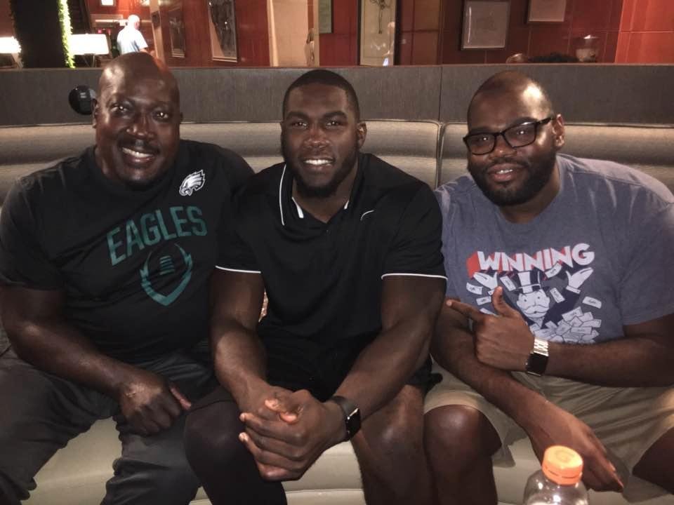Eric, Big J, and me chilling at the Westin in the ATL