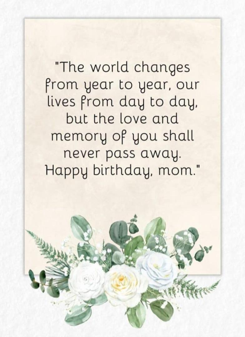 Missing my mother even more today as I observe another birthday without her. There us no love like a mother's love. I miss her dearly everyday. Happy Birthday Mom!