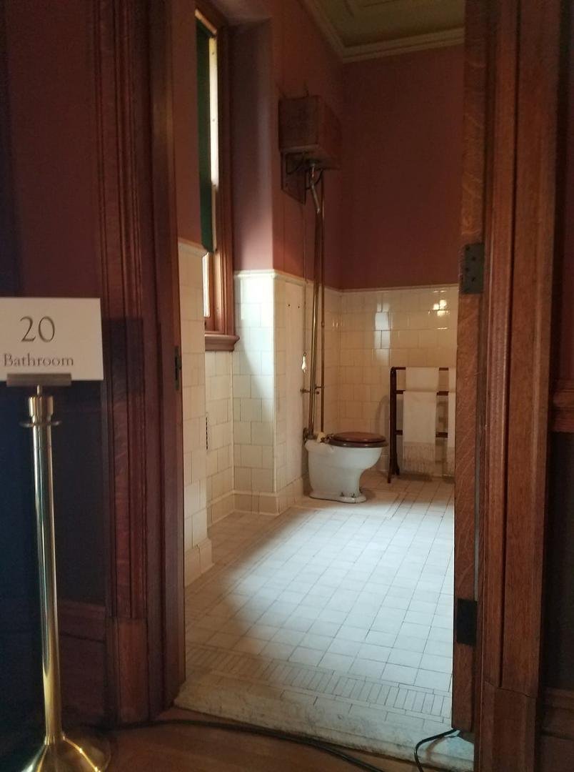 Oh and the Mansion has 250 rooms and 43 bathrooms and you can't use any of them LOL
