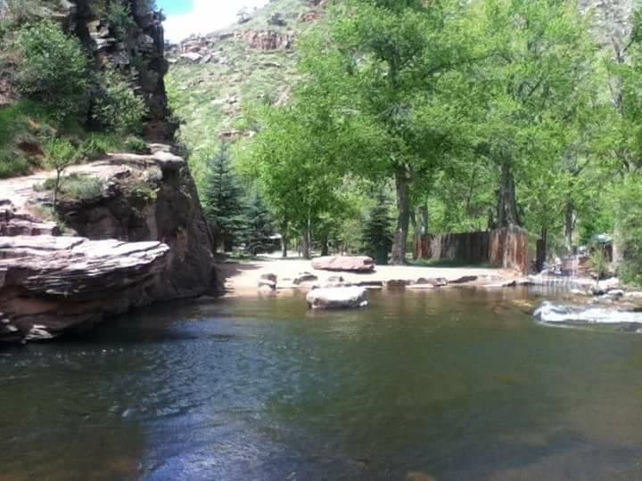 Kathy Gereaux used to live near here. As did the late Ken Mosness, and his Son Dale, one of my best friends. If this is where I think it is, between old colorado 66 and meadow park on the river, then this is the swimming