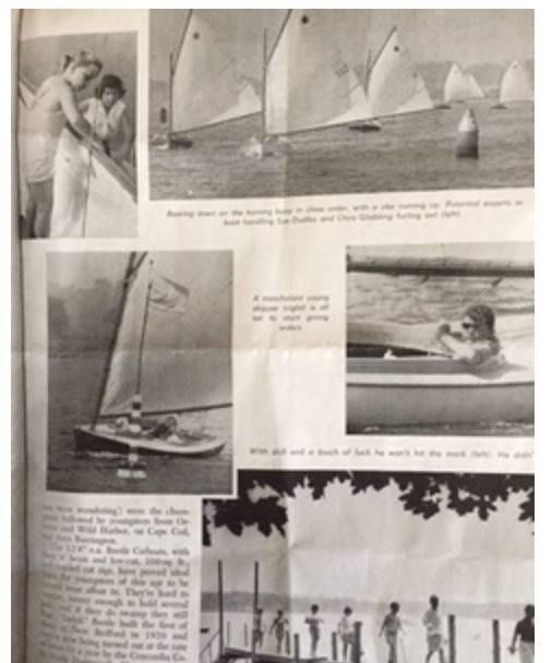 TBT... a page out of Yachting Magazine circa Summer 1960.  Anyone (any two) look familiar?