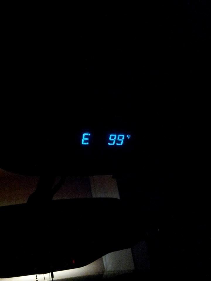 Really"?!? Its 8:05 pm! Toooo damn hot!!!