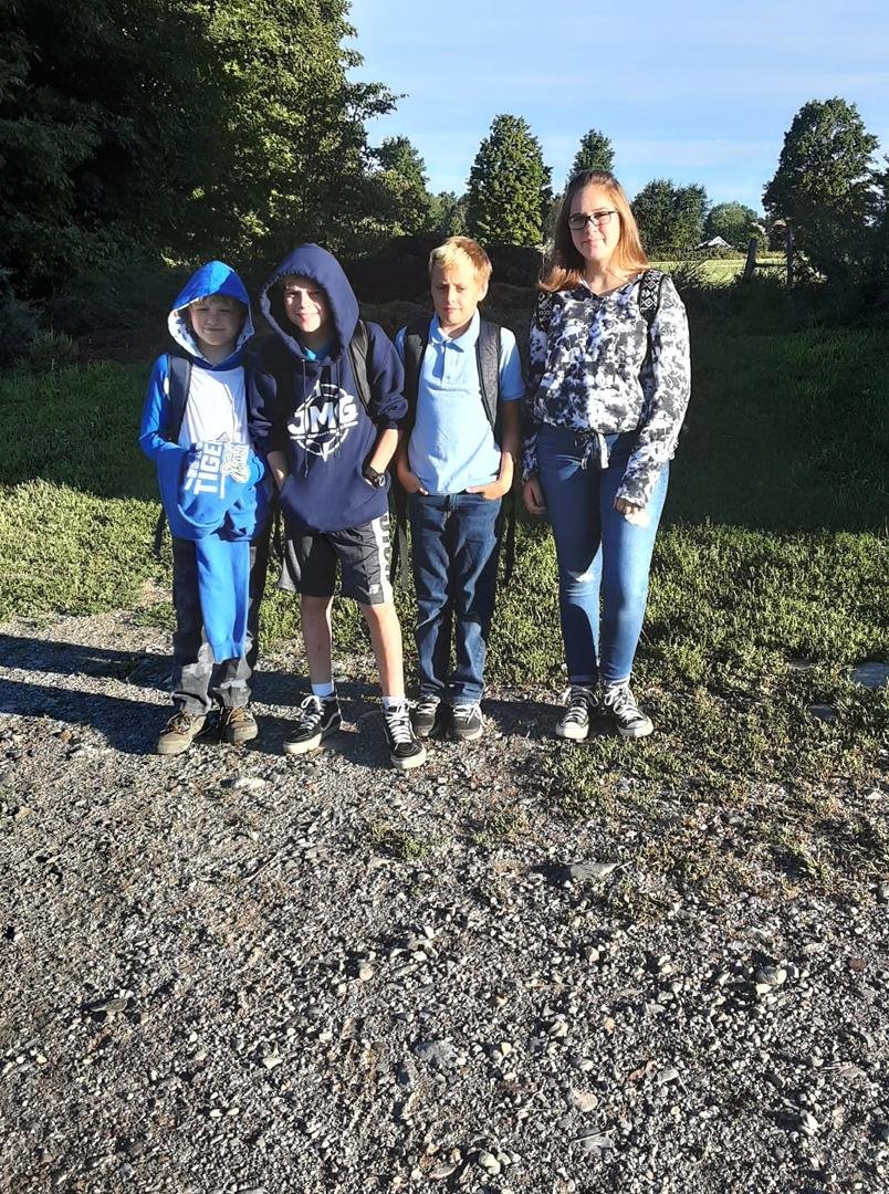 And so 2019-2020 school year begins.. Four of my grandchildren..