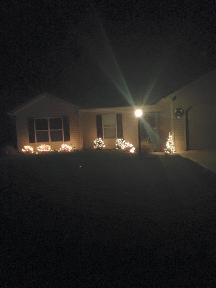 Put up a few lights