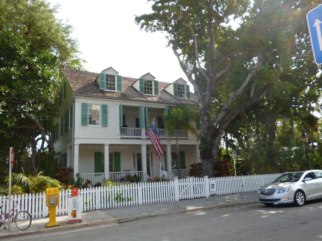 the Hemingway house in Key West, FL