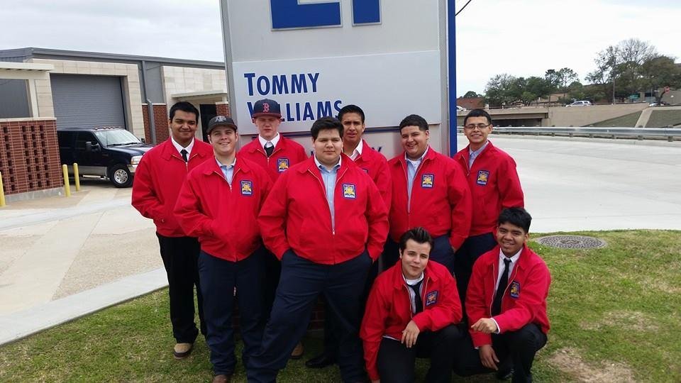Bryan High Automotive Technology Students competing in SkillsUsa @ Lamar Institute of Technology in Beaumont, Texas.
Mr. Nathan McCann ' s Crew