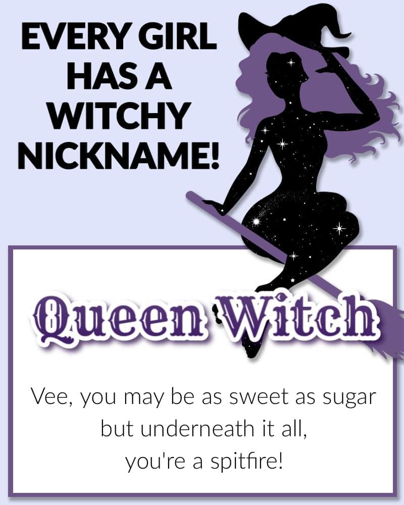 You may call me Queen Vee 😂