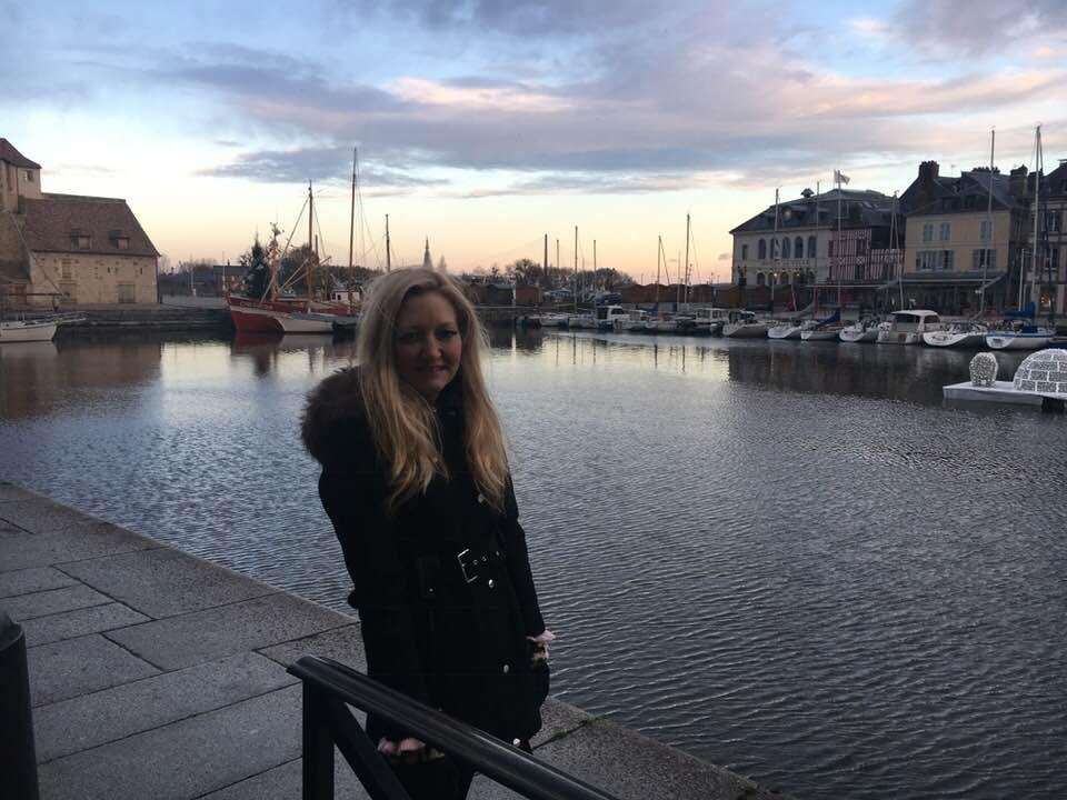 Freezing but beautiful in Honfluer, France.