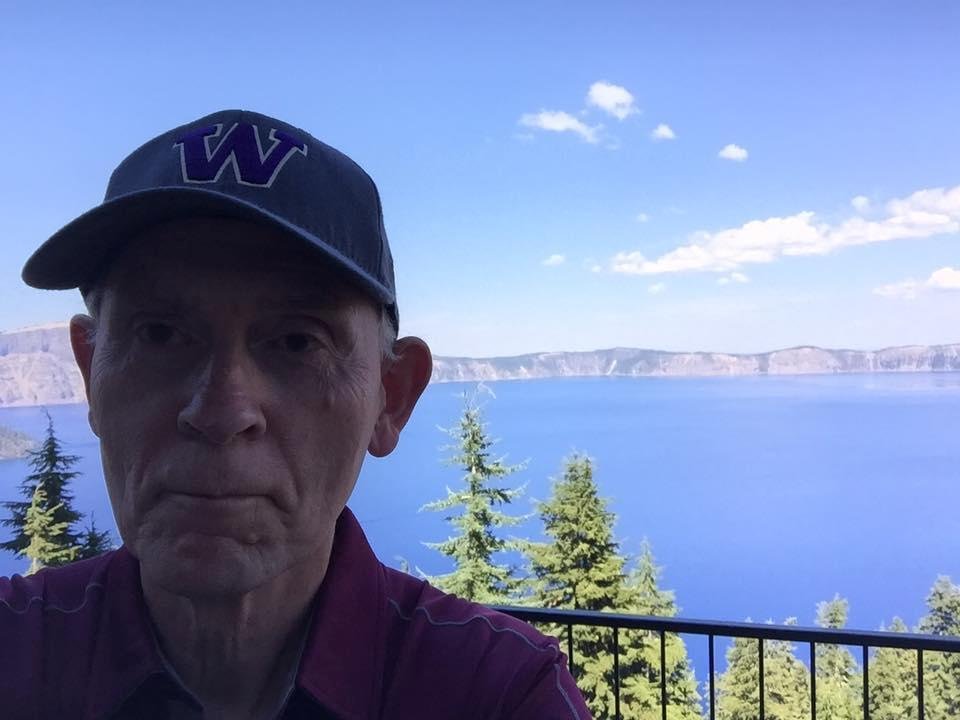 Crater Lake ... and the Crater Lake geezer.