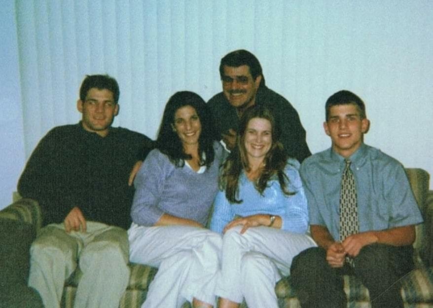 My kids and I back in 1997 or 98... Mike, Theresa, Christina, David, plus me