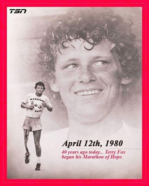 My hero...I followed his adventure until cancer took over his body. We have a print that was sanctioned by the Fox family shortly after his passing in 1980 along with 25 loonies with his engraving...all of which belong to o
