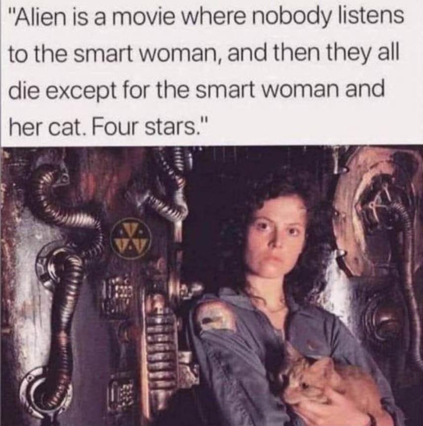 JD Vance is obviously the type of dumb hillbilly that needs a sit-through of Alien.