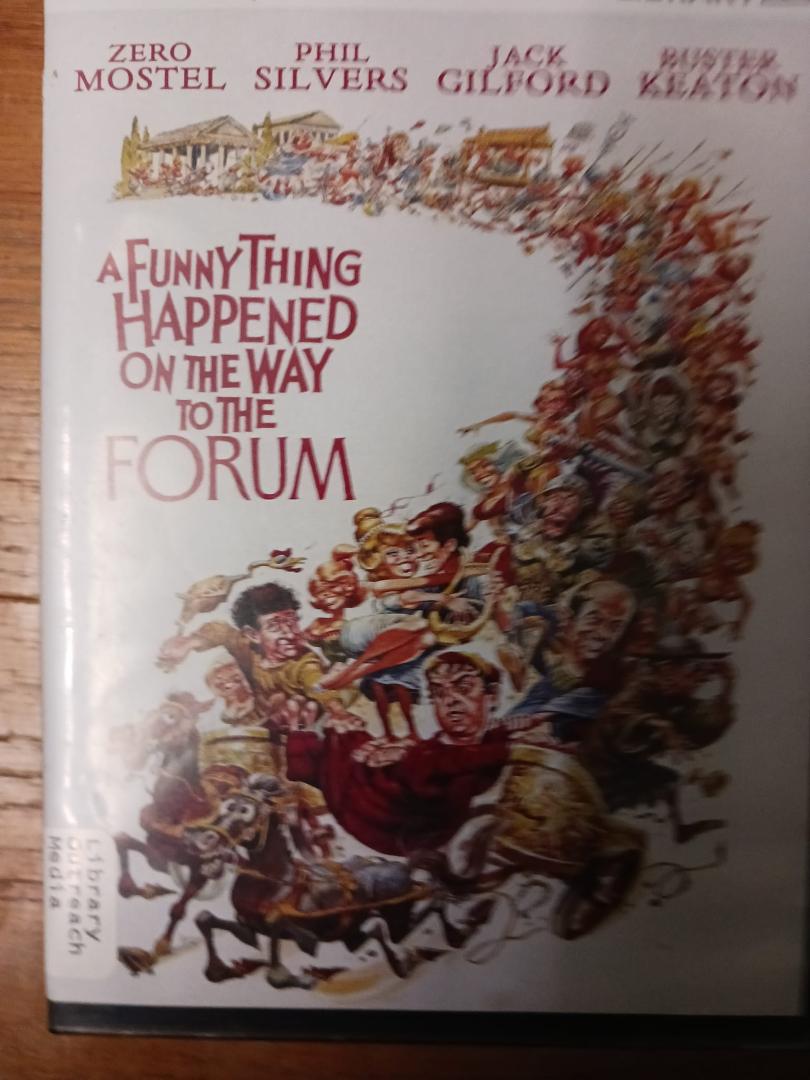 A Funny Thing Happened on the Way to the Forum is just plain fun. I highly recommend it if you're feeling kind of down and can use a little pick me up I highly recommend this movie. It has Zero .Mostel, Phil Silver's & Bust