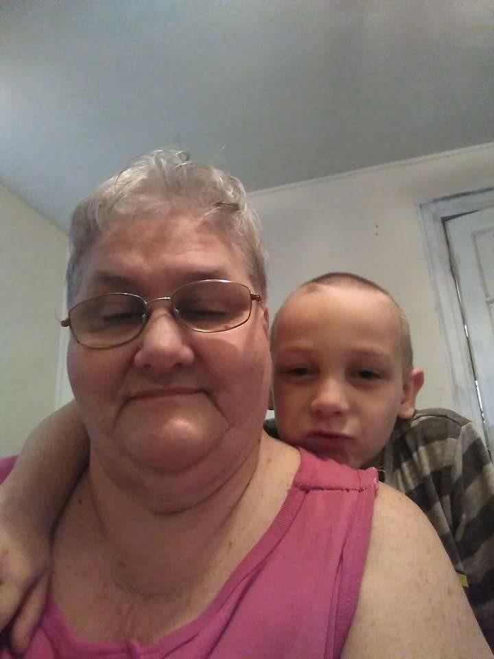 My 8 year old Grandson Nathan and me.